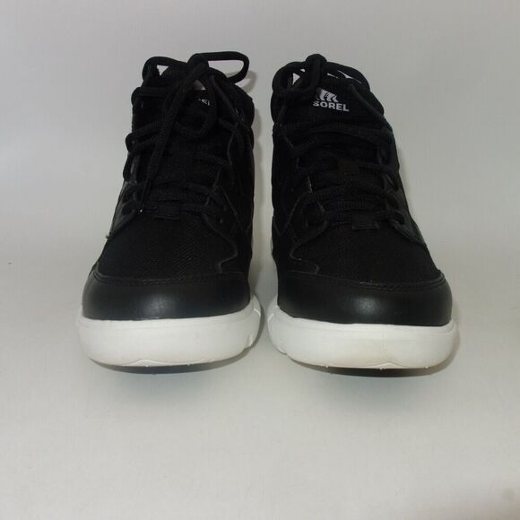 NEW Sorel Black Insulated Explorer Sneaker Mid WP Boots Men's Size 7 - Picture 3 of 8